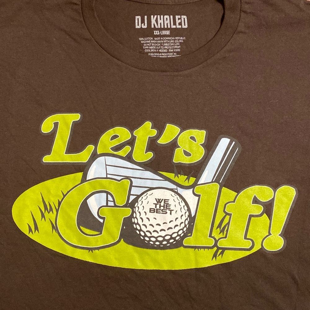 DJ Khaled Let’s Golf Tee⛳️🏌️
